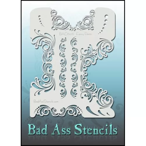 Full Size Bad Ass Stencil 6076 (Full Size Bad Ass Stencil 6076)