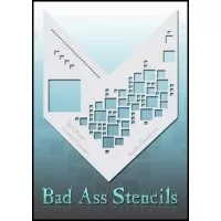 Full Size Bad Ass Stencil 6008 (Full Size Bad Ass Stencil 6008)