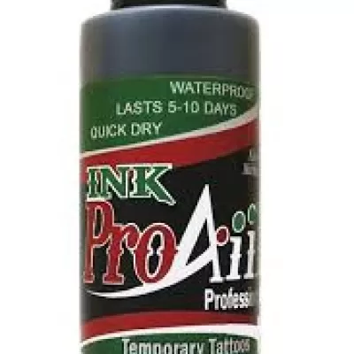 ProAiir Temp Tattoo Ink Tattoo Pro Black 2OZ