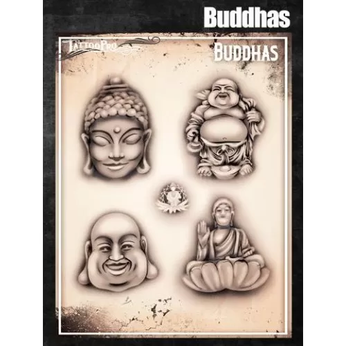 Airbrush Tattoo Pro Buddah (Buddah)