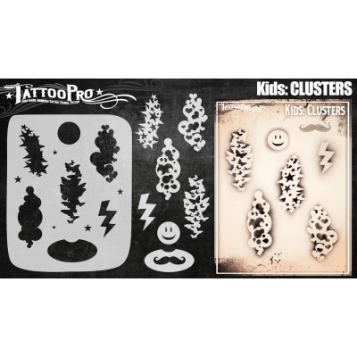 Airbrush Tattoo Pro Kids Clusters