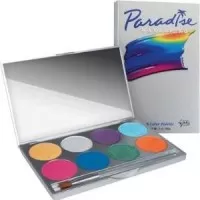Mehron Paradise Make Up AQ 8 Colour Palette - Brilliant (BRILLIANT PALETE)