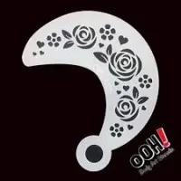 Ooh Body Art Stencil Wrap Tribal Rose (Wrap Tribal Rose w05)