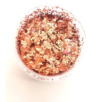 Chunky Glitter Peach (Peach)