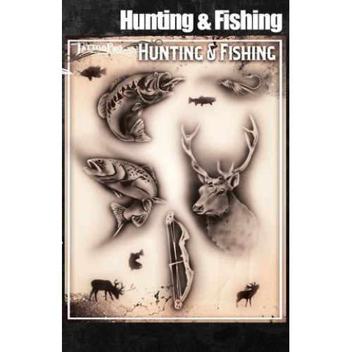 Airbrush Tattoo Pro Hunting and Fishing (Hunting and Fishing)