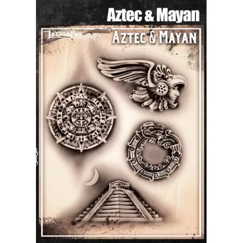 Airbrush Tattoo Pro Aztec and Maya (Aztec and Maya)