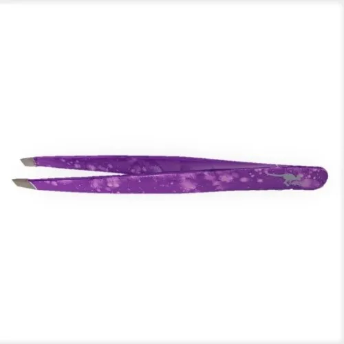Tweezers With Purple Splatter Design