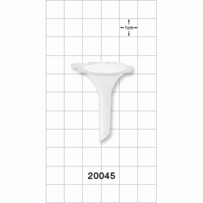 Qosmedix Flower Funnel, Frosted  Qosmedix Flower Funnel, Frosted