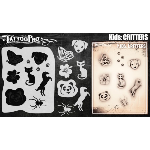 Airbrush Tattoo Pro Kids Critters (Critters)