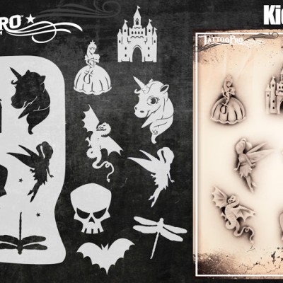 Airbrush Tattoo Pro Kids Fantasy