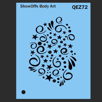 Show Off Stencil QEZ 72