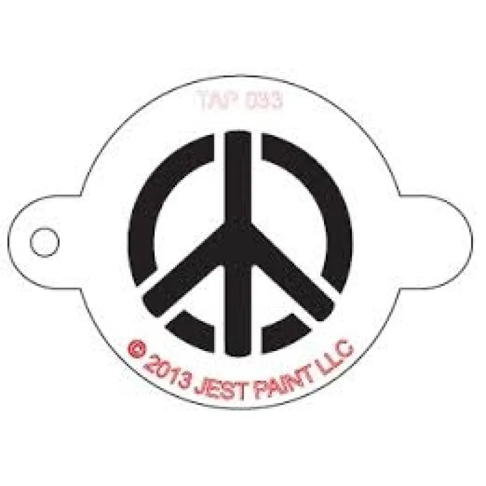 TAP 033 Stencil Peace Tap 033 stencil peace