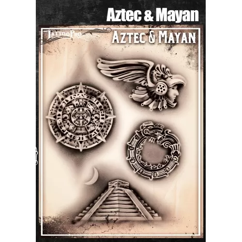 Airbrush Tattoo Pro Aztec and Maya (Aztec and Maya)