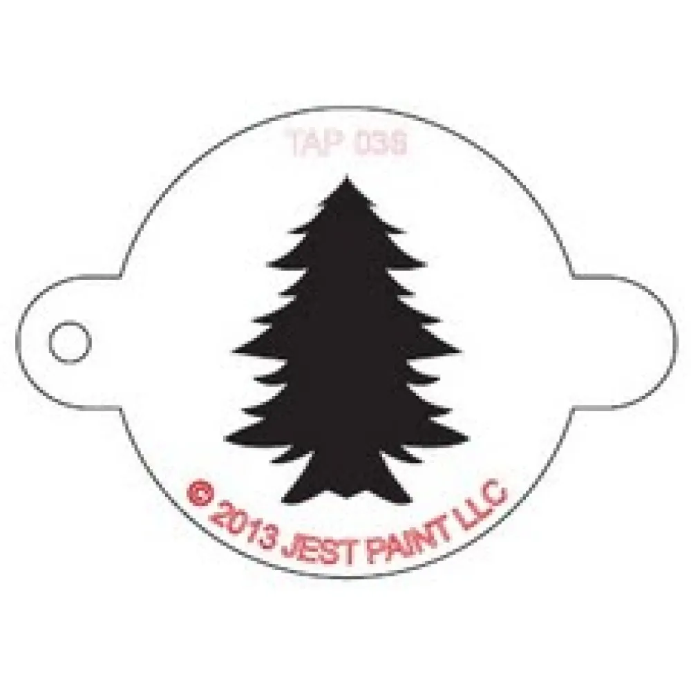 TAP 036 Stencil Christmas Tree Tap 036 stencil christmas tree